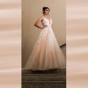 Sherri Hill Blush Ball Gown